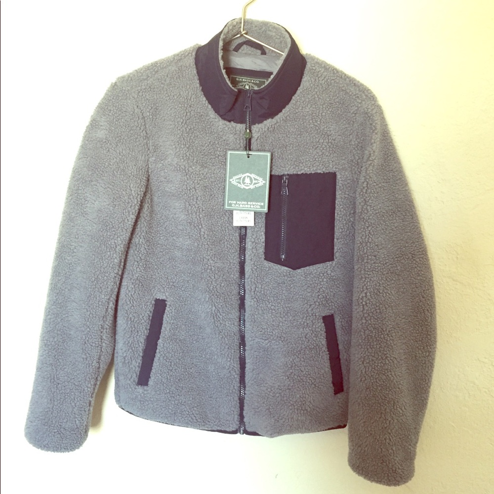 NWT GH Bass & Co Sherpa Jacket